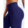 imageYEOREO Mini Flare Leggings Womens Workout Butt Lifting Legging Hidden Scrunch Seamless 28quot  30quot Impact Lilliean Yoga PantsNight Blue