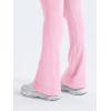 imageYEOREO Mini Flare Leggings Womens Workout Butt Lifting Legging Hidden Scrunch Seamless 28quot  30quot Impact Lilliean Yoga PantsPink