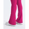 imageYEOREO Mini Flare Leggings Womens Workout Butt Lifting Legging Hidden Scrunch Seamless 28quot  30quot Impact Lilliean Yoga PantsRose Pink