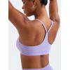 imageYEOREO Y Back Sports Bras for Women Padded Racerback Bra Paisely Light Impact Adjustable Straps Gym Workout TopsLight Purple