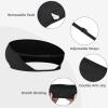 imageYEOREO Women Strapless Bandeau Sports Bra Padded Tube Top Workout Impact Backless Bralette Seamless Gym Yoga Everyday BrasBlack