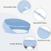 imageYEOREO Women Strapless Bandeau Sports Bra Padded Tube Top Workout Impact Backless Bralette Seamless Gym Yoga Everyday BrasIce Blue