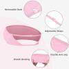 imageYEOREO Women Strapless Bandeau Sports Bra Padded Tube Top Workout Impact Backless Bralette Seamless Gym Yoga Everyday BrasLight Rose Pink