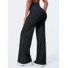 imageYEOREO Workout Leggings Womens No Front Seam Straight Leggings High Waist Buttery Eddiy Gym Yoga PantsBlack