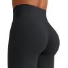imageYEOREO Workout Leggings Womens No Front Seam Straight Leggings High Waist Buttery Eddiy Gym Yoga PantsBlack
