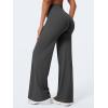 imageYEOREO Workout Leggings Womens No Front Seam Straight Leggings High Waist Buttery Eddiy Gym Yoga PantsDark Gray