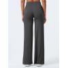 imageYEOREO Workout Leggings Womens No Front Seam Straight Leggings High Waist Buttery Eddiy Gym Yoga PantsDark Gray