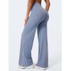 imageYEOREO Workout Leggings Womens No Front Seam Straight Leggings High Waist Buttery Eddiy Gym Yoga PantsGranite Blue