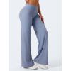 imageYEOREO Workout Leggings Womens No Front Seam Straight Leggings High Waist Buttery Eddiy Gym Yoga PantsGranite Blue