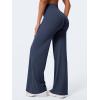 imageYEOREO Workout Leggings Womens No Front Seam Straight Leggings High Waist Buttery Eddiy Gym Yoga PantsNavy Blue