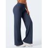 imageYEOREO Workout Leggings Womens No Front Seam Straight Leggings High Waist Buttery Eddiy Gym Yoga PantsNavy Blue
