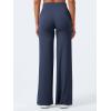 imageYEOREO Workout Leggings Womens No Front Seam Straight Leggings High Waist Buttery Eddiy Gym Yoga PantsNavy Blue