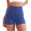 imageYEOREO Denim Look Pocket 36 Workout Shorts for Women Scrunch High Waisted Yoga Gym ShortsBlue