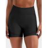 imageYEOREO Women Workout Biker Shorts Impact 45quot No Front Seam Hidden Scrunch Lifting Seamless Yoga Gym ShortsBlack Solid