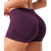 imageYEOREO Women Workout Booty Shorts Low Rise 25quot Impact Scrunch Butt Lifting Biker Gym Hot Shorts Spandex for Yoga RunningBlack Cherry