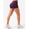 imageYEOREO Women Workout Booty Shorts Low Rise 25quot Impact Scrunch Butt Lifting Biker Gym Hot Shorts Spandex for Yoga RunningBlack Cherry