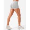 imageYEOREO Women Workout Booty Shorts Low Rise 25quot Impact Scrunch Butt Lifting Biker Gym Hot Shorts Spandex for Yoga RunningFeather Beige