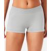 imageYEOREO Women Workout Booty Shorts Low Rise 25quot Impact Scrunch Butt Lifting Biker Gym Hot Shorts Spandex for Yoga RunningFeather Beige