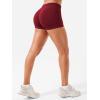 imageYEOREO Women Workout Booty Shorts Low Rise 25quot Impact Scrunch Butt Lifting Biker Gym Hot Shorts Spandex for Yoga RunningScarlett Red