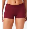 imageYEOREO Women Workout Booty Shorts Low Rise 25quot Impact Scrunch Butt Lifting Biker Gym Hot Shorts Spandex for Yoga RunningScarlett Red