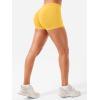 imageYEOREO Women Workout Booty Shorts Low Rise 25quot Impact Scrunch Butt Lifting Biker Gym Hot Shorts Spandex for Yoga RunningYellow