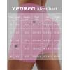 imageYEOREO CoreFlex Women Workout Gym Shorts with Cargo Pockets Hidden Scrunch 36quot 45quot Inseam No Front Seam Biker ShortsPink