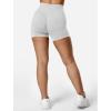 imageYEOREO SoftHue Women Workout Gym Impact Shorts Hidden Scrunch Butt Lifting 25quot36quot45quot6quot Seamless ShortsBeige