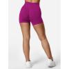 imageYEOREO SoftHue Women Workout Gym Impact Shorts Hidden Scrunch Butt Lifting 25quot36quot45quot6quot Seamless ShortsBerry