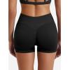 imageYEOREO SoftHue Women Workout Gym Impact Shorts Hidden Scrunch Butt Lifting 25quot36quot45quot6quot Seamless ShortsBlack