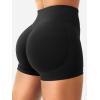 imageYEOREO SoftHue Women Workout Gym Impact Shorts Hidden Scrunch Butt Lifting 25quot36quot45quot6quot Seamless ShortsBlack