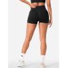 imageYEOREO SoftHue Women Workout Gym Impact Shorts Hidden Scrunch Butt Lifting 25quot36quot45quot6quot Seamless ShortsBlack
