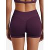 imageYEOREO SoftHue Women Workout Gym Impact Shorts Hidden Scrunch Butt Lifting 25quot36quot45quot6quot Seamless ShortsBlack Cherry