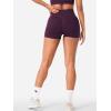 imageYEOREO SoftHue Women Workout Gym Impact Shorts Hidden Scrunch Butt Lifting 25quot36quot45quot6quot Seamless ShortsBlack Cherry