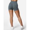 imageYEOREO SoftHue Women Workout Gym Impact Shorts Hidden Scrunch Butt Lifting 25quot36quot45quot6quot Seamless ShortsDark Stormy Grey