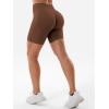 imageYEOREO SoftHue Women Workout Gym Impact Shorts Hidden Scrunch Butt Lifting 25quot36quot45quot6quot Seamless ShortsDeep Brown