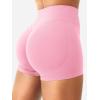 imageYEOREO SoftHue Women Workout Gym Impact Shorts Hidden Scrunch Butt Lifting 25quot36quot45quot6quot Seamless ShortsPink