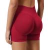 imageYEOREO SoftHue Women Workout Gym Impact Shorts Hidden Scrunch Butt Lifting 25quot36quot45quot6quot Seamless ShortsWine