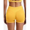 imageYEOREO SoftHue Women Workout Gym Impact Shorts Hidden Scrunch Butt Lifting 25quot36quot45quot6quot Seamless ShortsYellow