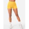 imageYEOREO SoftHue Women Workout Gym Impact Shorts Hidden Scrunch Butt Lifting 25quot36quot45quot6quot Seamless ShortsYellow