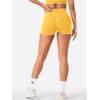 imageYEOREO SoftHue Women Workout Gym Impact Shorts Hidden Scrunch Butt Lifting 25quot36quot45quot6quot Seamless ShortsYellow