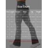 imageYEOREO CoreFlex Women Workout Mini Flare Leggings with Pockets Hidden Scrunch Cargo Gym Casual DenimLook Yoga PantsDark Gray