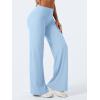 imageYEOREO Workout Leggings Womens No Front Seam Straight Leggings 29quot  315quot  33quot High Waist Buttery Eddiy Gym Yoga PantsAiry Blue