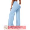 imageYEOREO Workout Leggings Womens No Front Seam Straight Leggings 29quot  315quot  33quot High Waist Buttery Eddiy Gym Yoga PantsAiry Blue