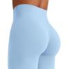 imageYEOREO Workout Leggings Womens No Front Seam Straight Leggings 29quot  315quot  33quot High Waist Buttery Eddiy Gym Yoga PantsAiry Blue
