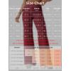 imageYEOREO Workout Leggings Womens No Front Seam Straight Leggings 29quot  315quot  33quot High Waist Buttery Eddiy Gym Yoga PantsAncora Red