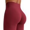 imageYEOREO Workout Leggings Womens No Front Seam Straight Leggings 29quot  315quot  33quot High Waist Buttery Eddiy Gym Yoga PantsAncora Red