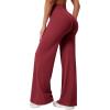 imageYEOREO Workout Leggings Womens No Front Seam Straight Leggings 29quot  315quot  33quot High Waist Buttery Eddiy Gym Yoga PantsAncora Red