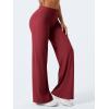 imageYEOREO Workout Leggings Womens No Front Seam Straight Leggings 29quot  315quot  33quot High Waist Buttery Eddiy Gym Yoga PantsAncora Red