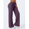 imageYEOREO Workout Leggings Womens No Front Seam Straight Leggings 29quot  315quot  33quot High Waist Buttery Eddiy Gym Yoga PantsBlack Berry Purple