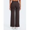 imageYEOREO Workout Leggings Womens No Front Seam Straight Leggings 29quot  315quot  33quot High Waist Buttery Eddiy Gym Yoga PantsDark Brown